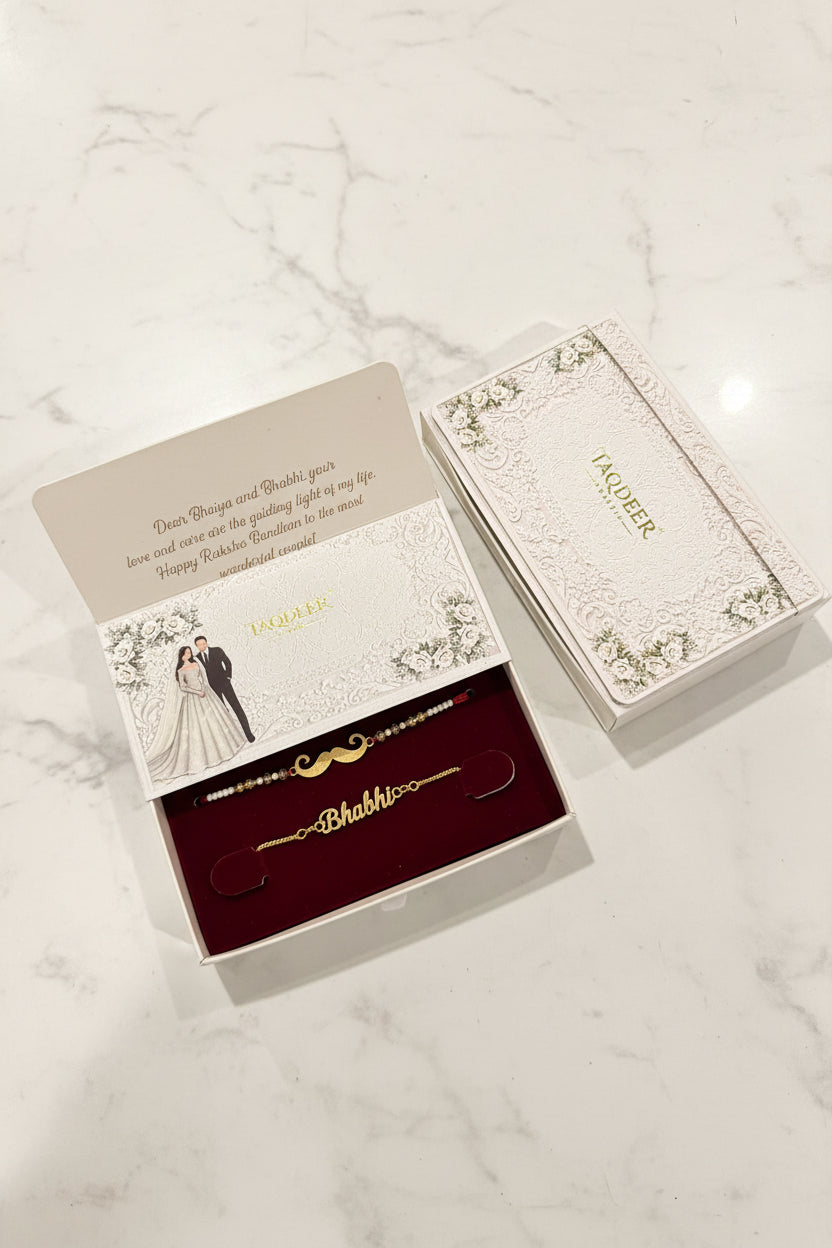 Couple Rakhi set - Code 421