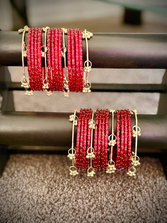 Kashmiri bangles ( set of both hands )