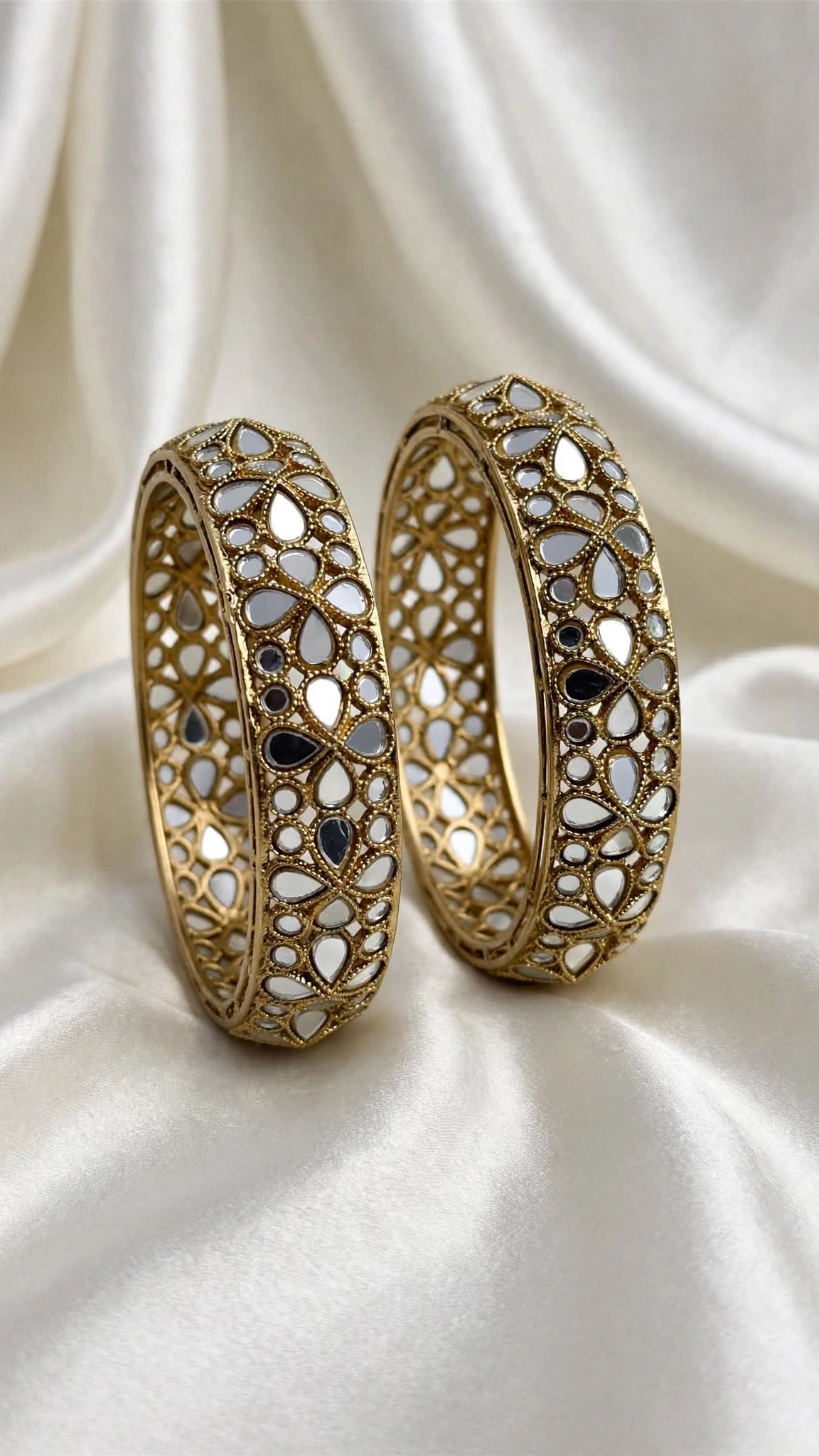 Gold Kade bangles  - Size 2.8