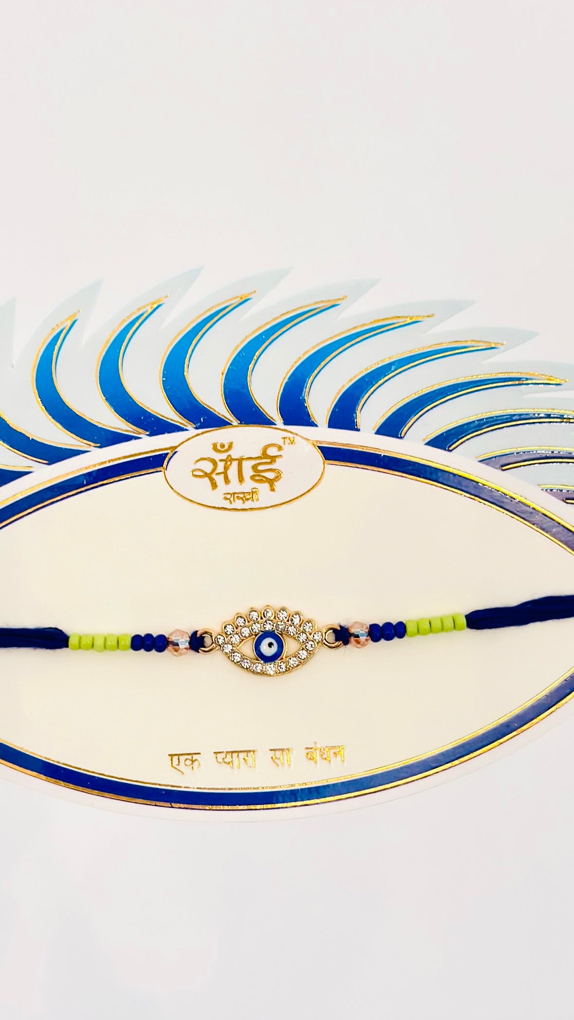 Evil Eye Rakhi / Rakhdi pack for brother ( Code A91 )