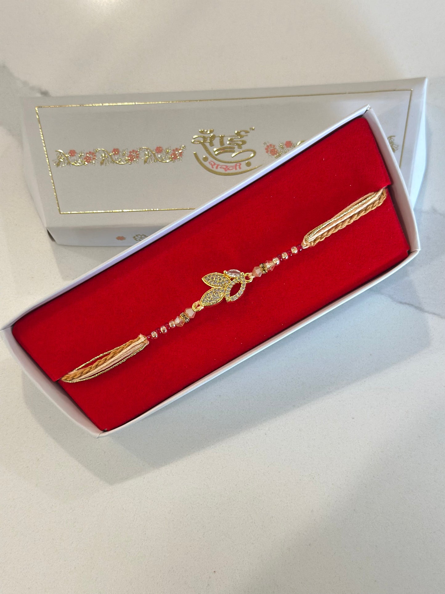 American Diamond Rakhi / Rakhdi box