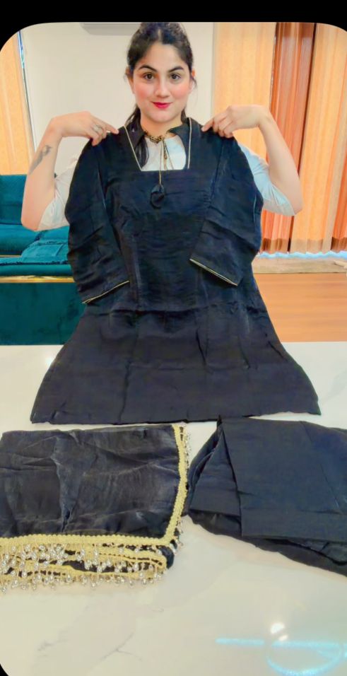 Salwar suit in Black - Code 024