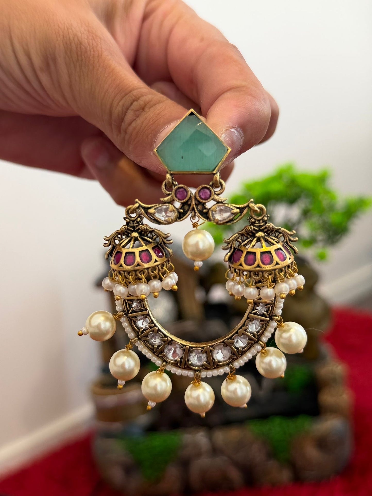 Kashmiri earrings, Code: X39