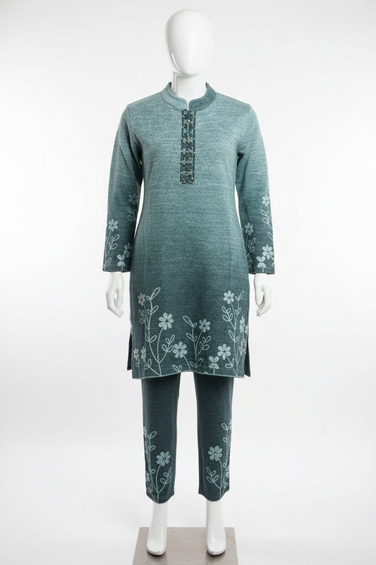 Krachi velvet co-ord set - code : 166