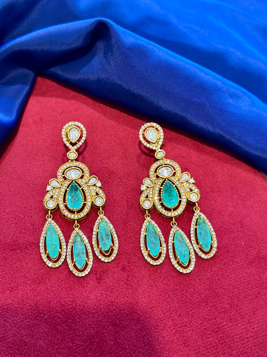 Mozonite earrings ( Premium Range ) Colour: , (Code: X8)