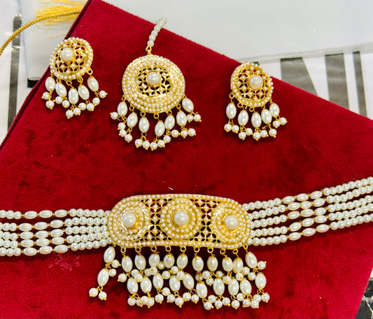 Punjabi traditional jewellery set - T5