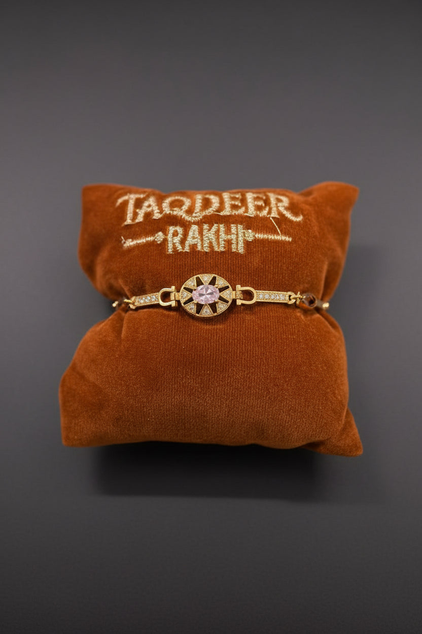 American diamond Rakhi Bracelet ( Premium quality ) - Code 412