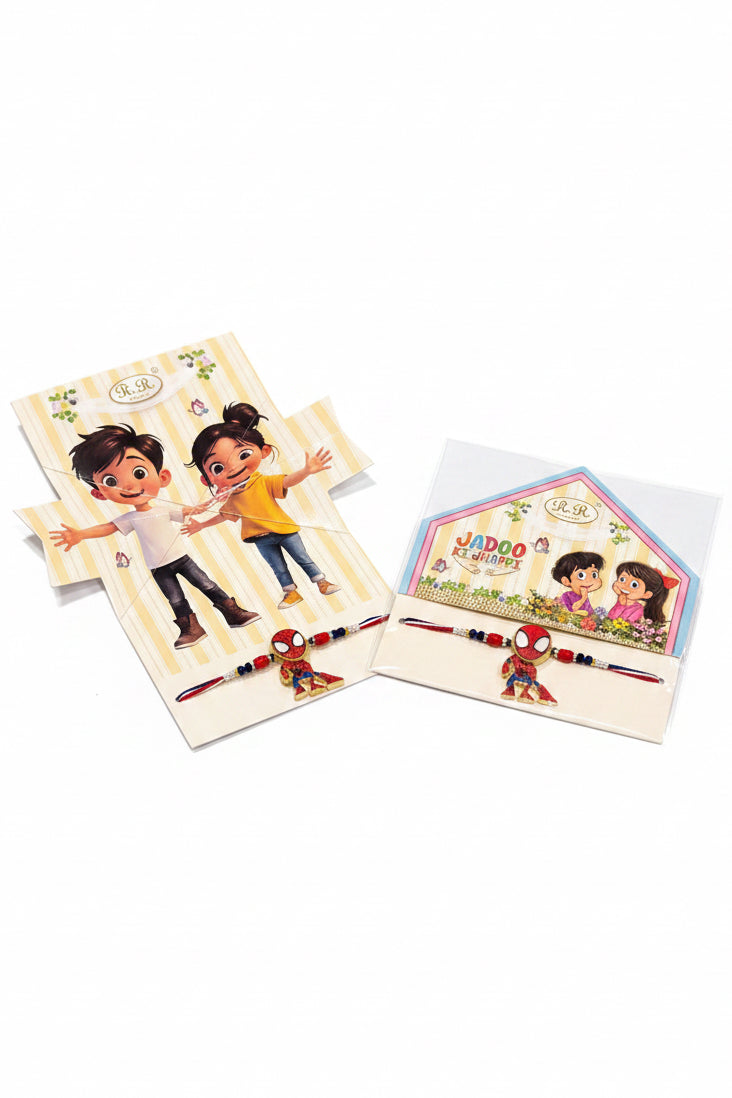 Cartoon Spider Man: Kids Rakhi pack - Code 397