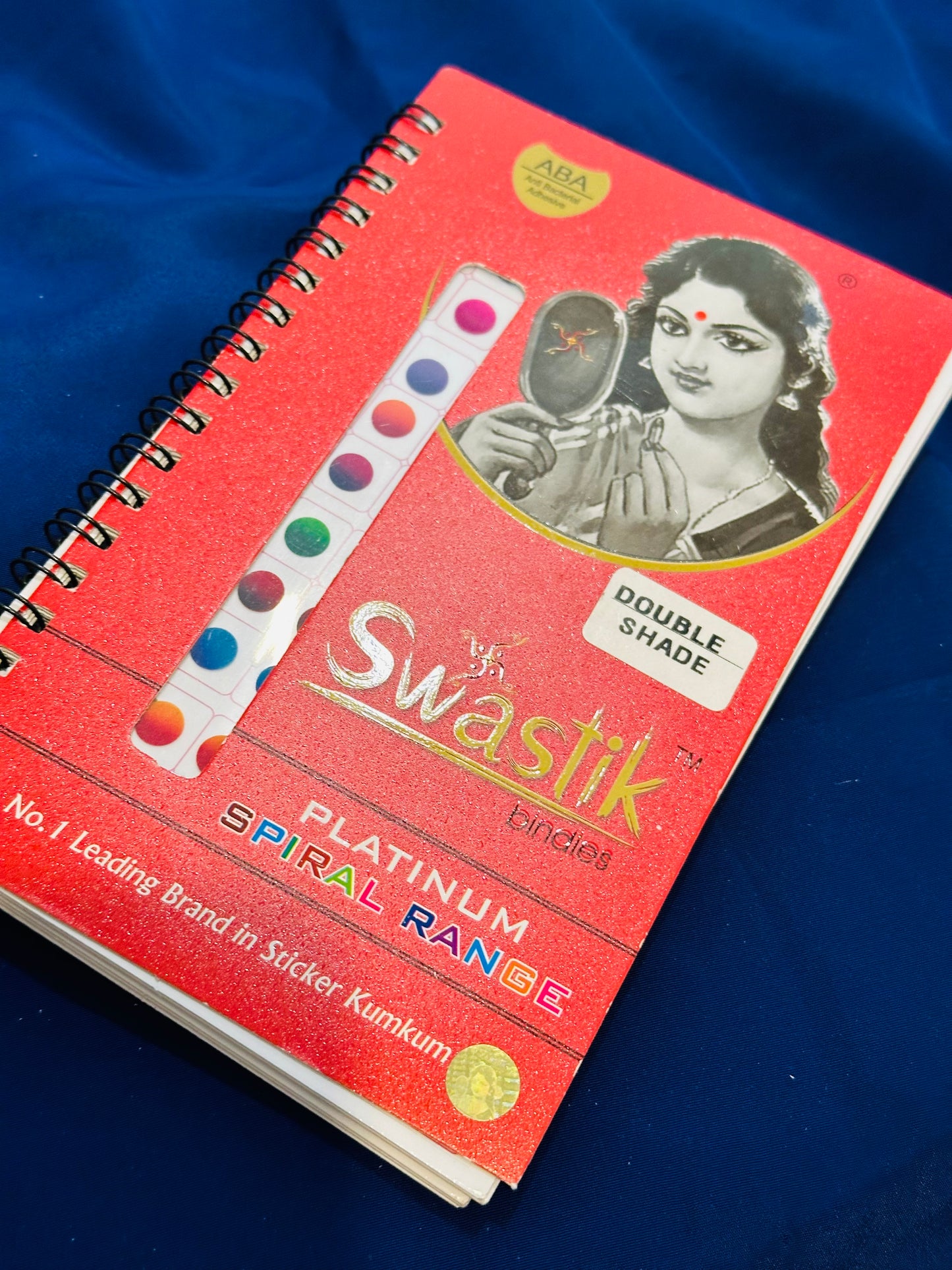 Double Shade Multi Colour Bindi Book, (Code: 123)