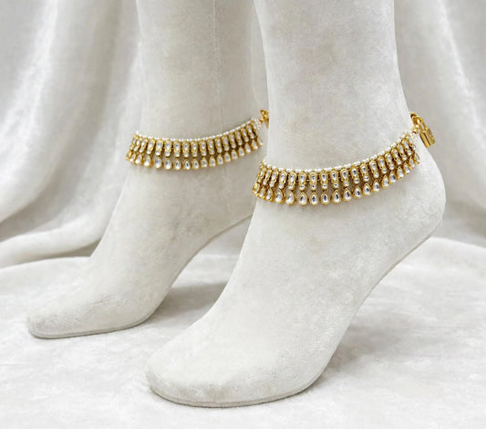 Heavy Kundan anklets - X42