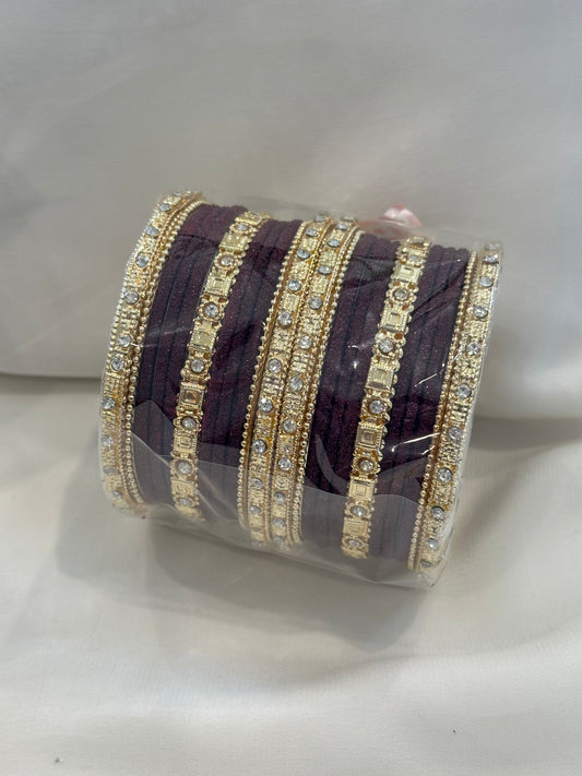 Bangle set - Colour: Wine ( Code: 014)