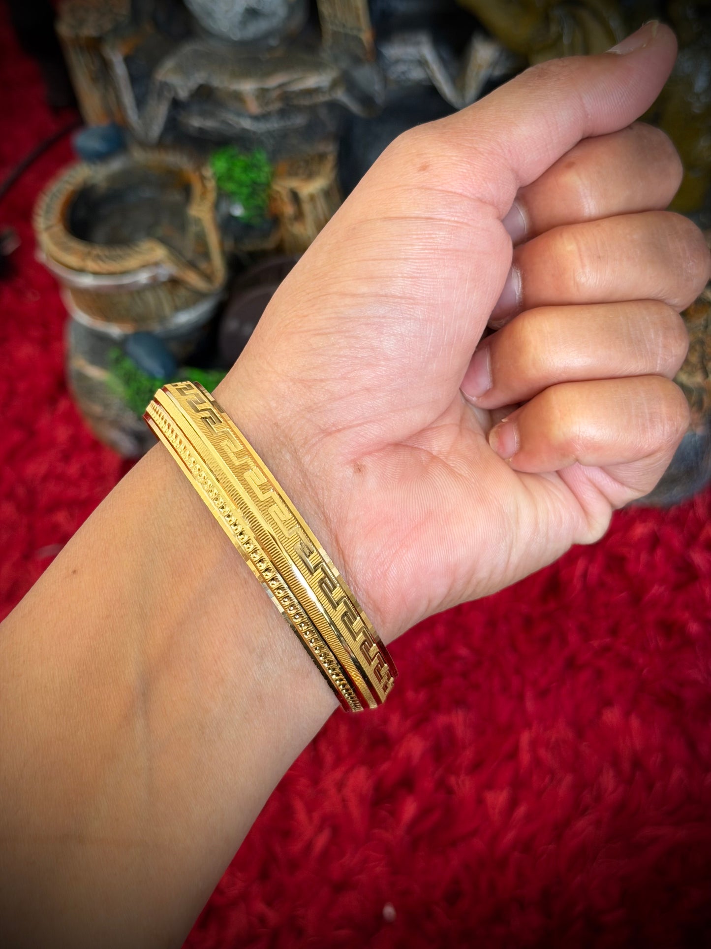 Men’s Golden Kada - ( Free size ) x28