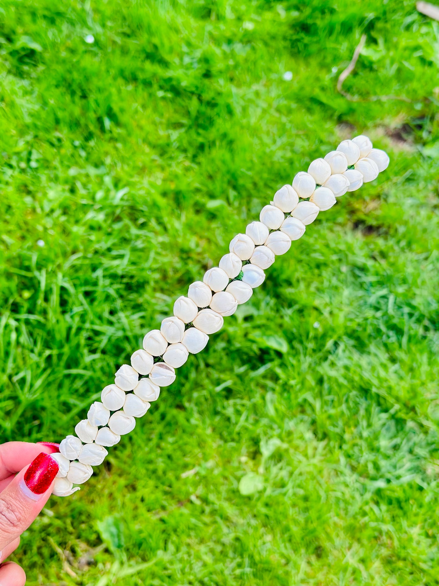 Double Layer Fresh jasmine Gajra