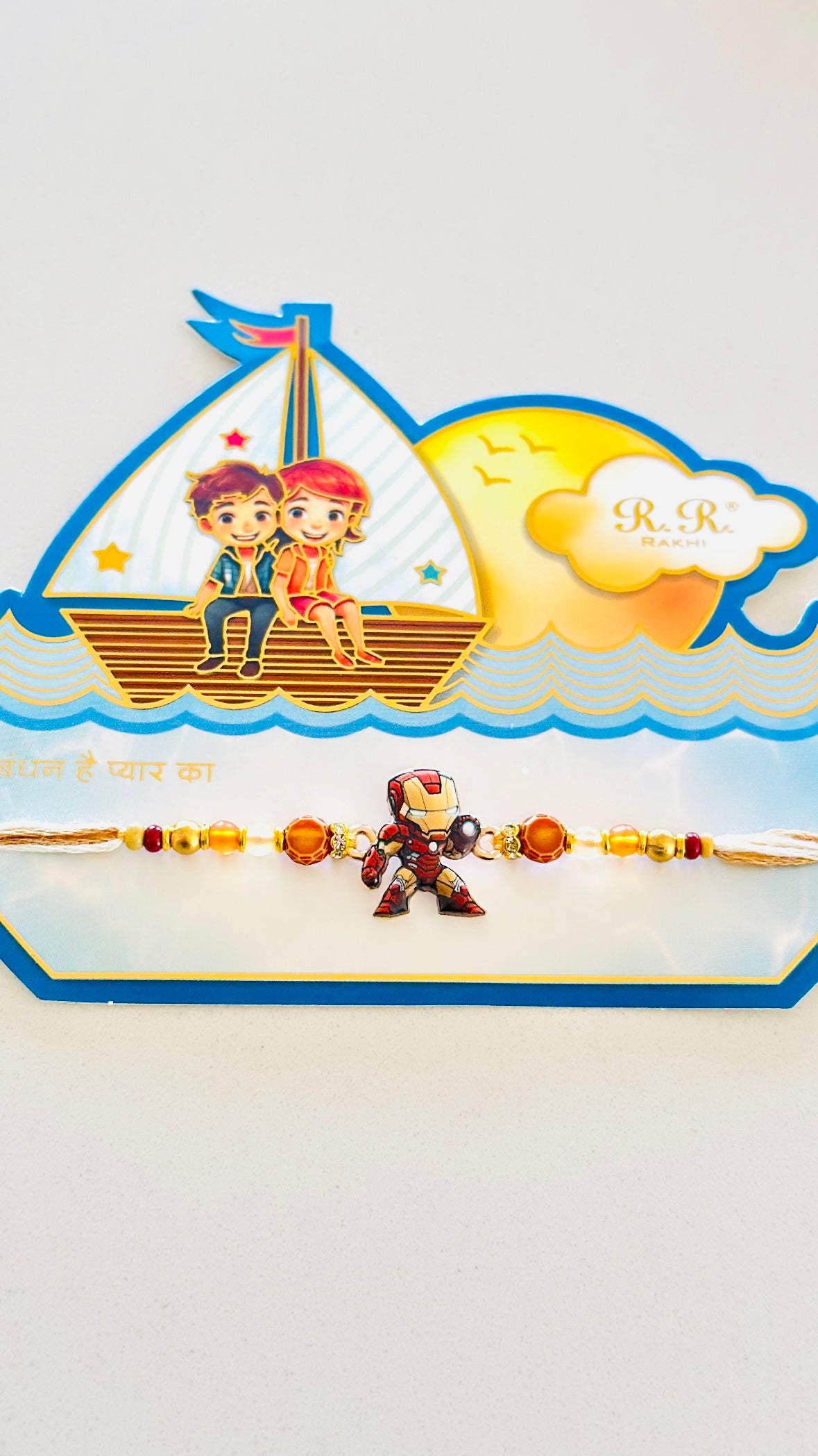 Kids Rakhi / Rakhdi packs - Iron Man ( Code A81 )