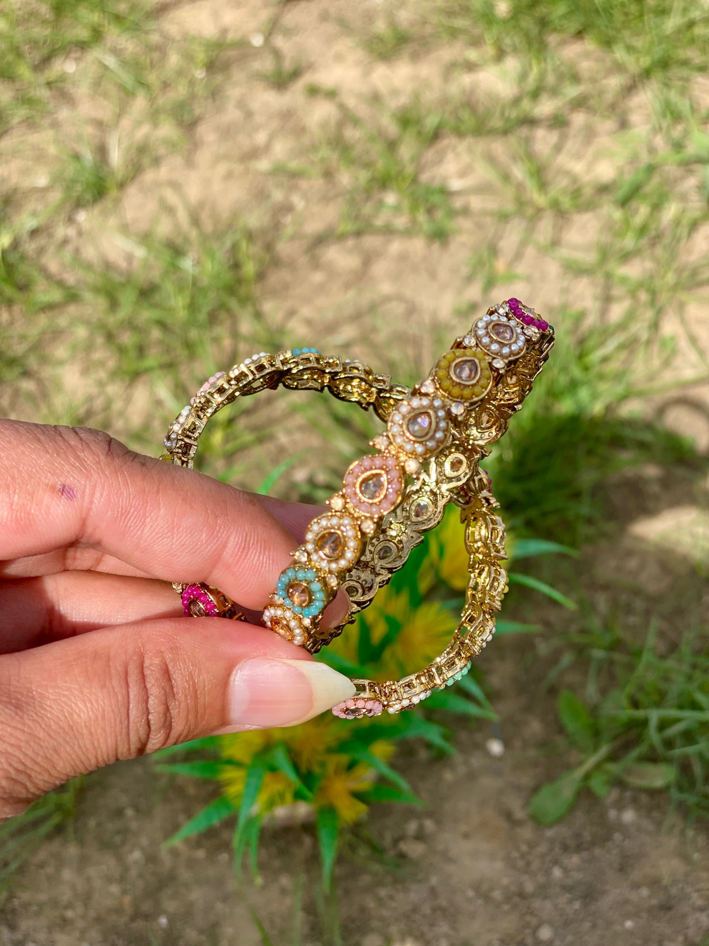 Multicolour bangles (set of 2) B3