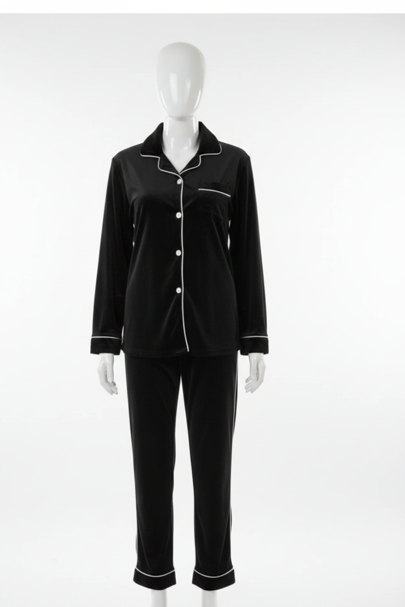 Velvet co-ord set( free size from 36-42 )