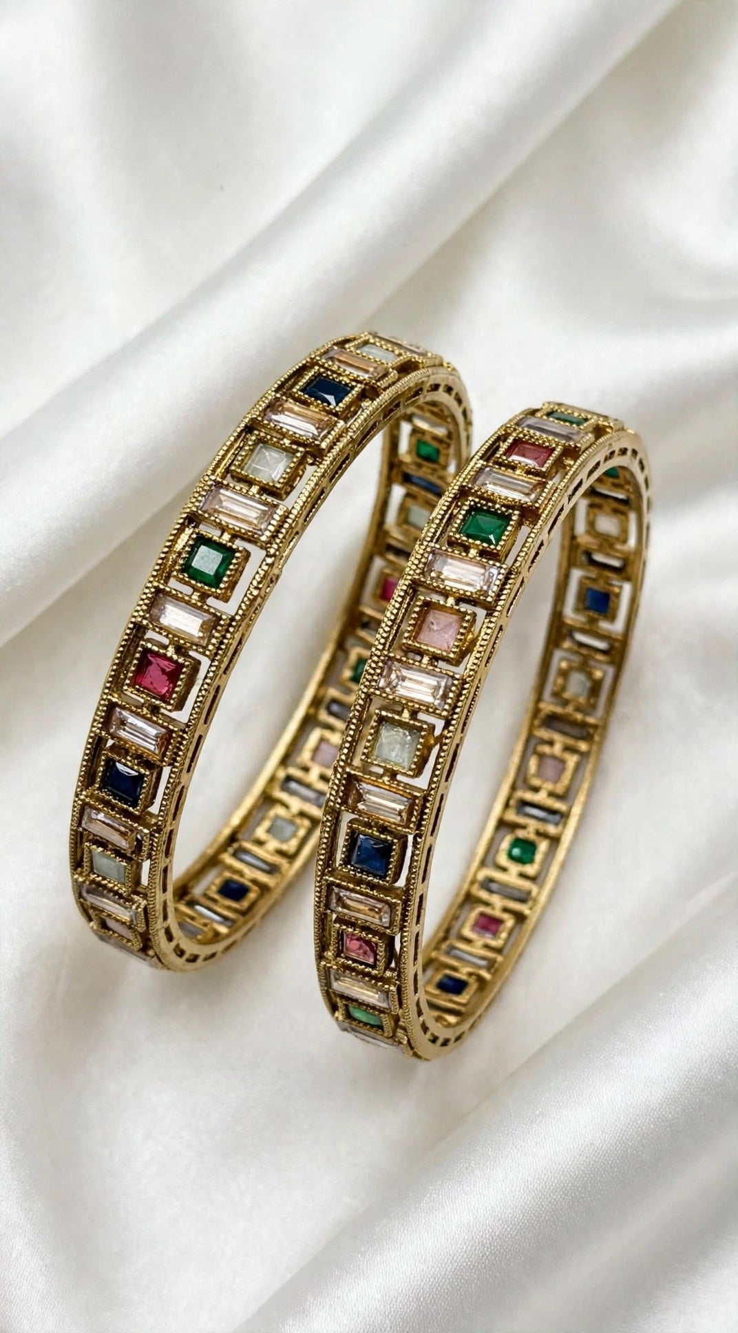 Multi Kade bangles  - Size 2.10
