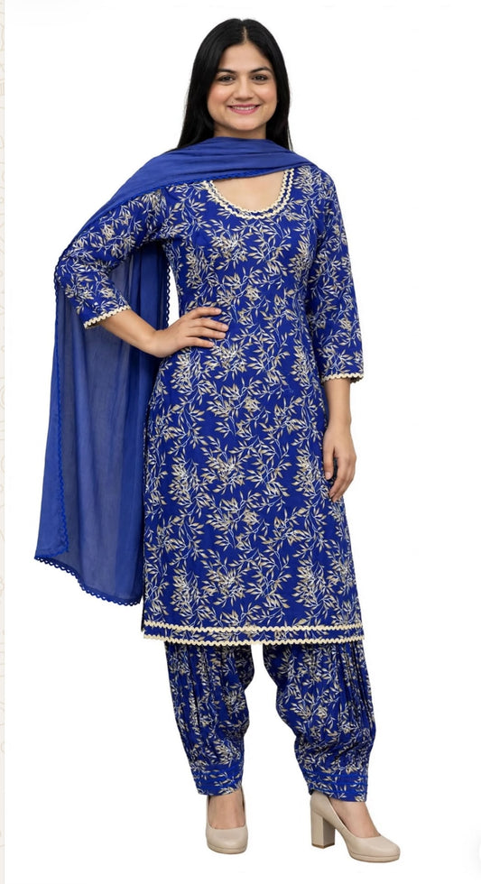 Casual wear boutique stitched cotton suit in premium quality