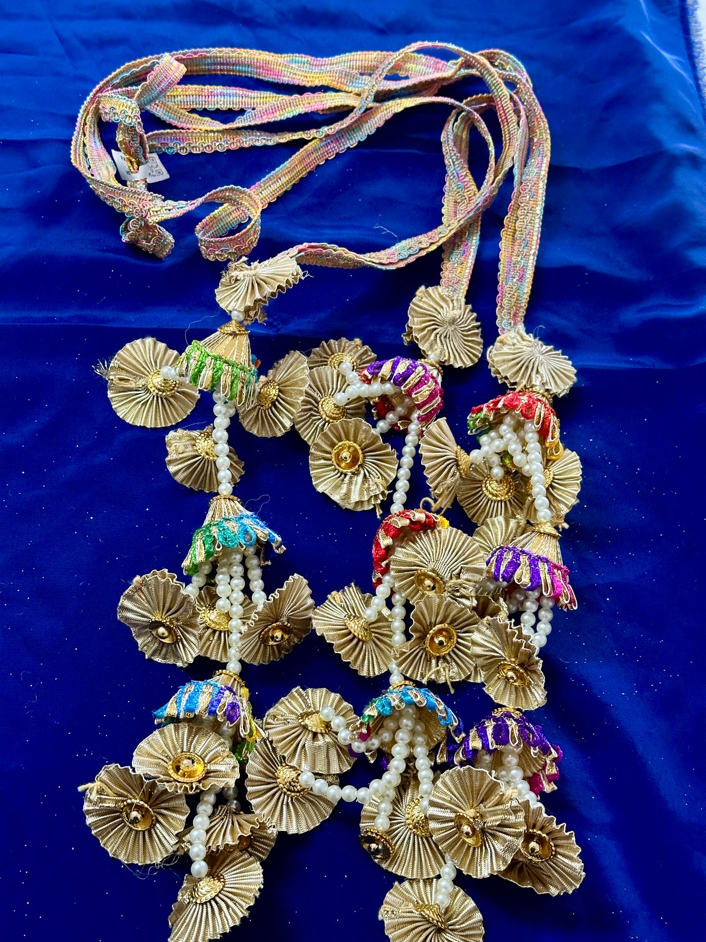 Multi colour paranda with gotta, ( Code: 38 )