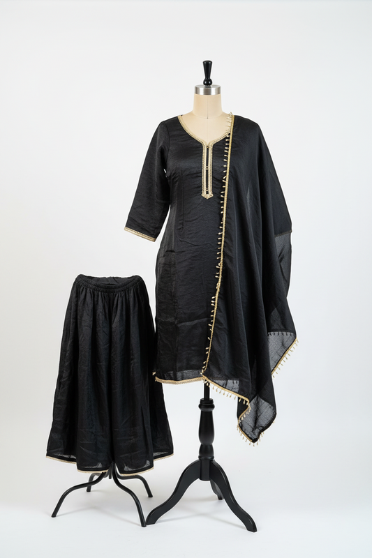 Sharara suits in colour black - Code 025