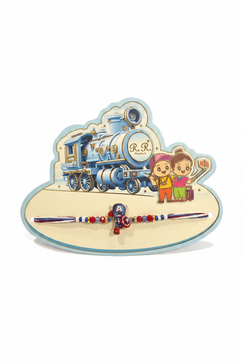 Captan America : Kids Rakhi pack - Code 392