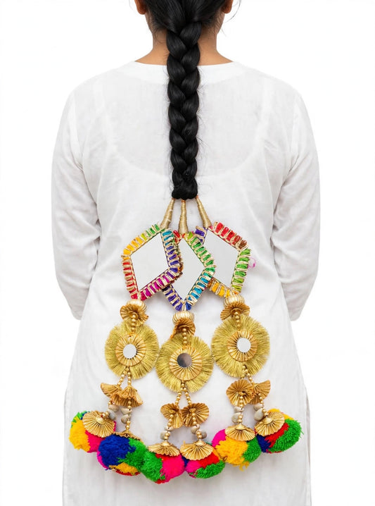 Multi colour paranda, ( Code: 35 )