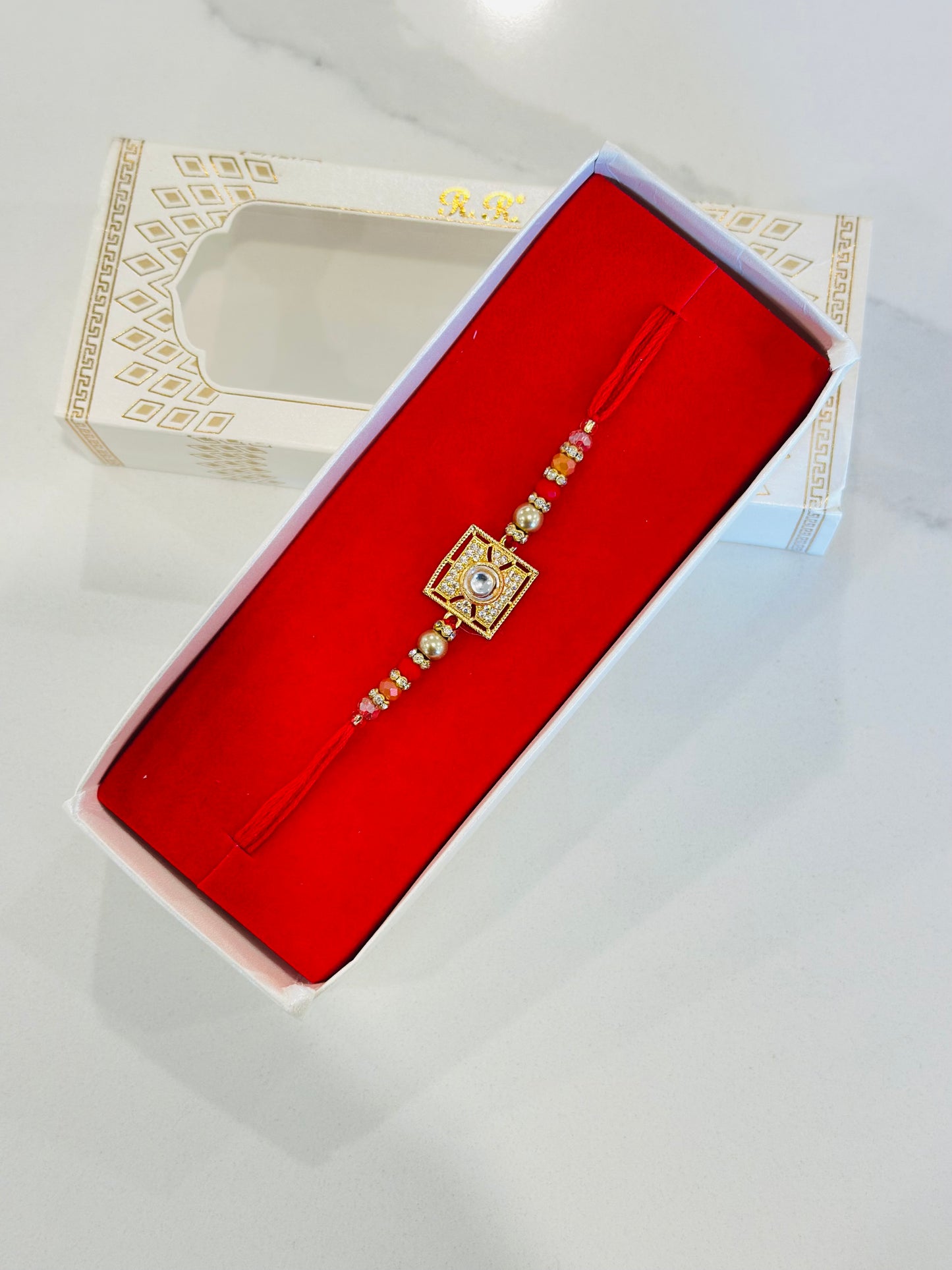 American Diamond Rakhi / Rakhdi box
