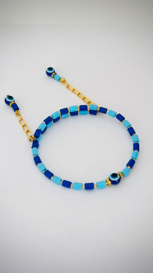 Evil Eye Rakhi / Rakhdi Bracelet ( Unisex )