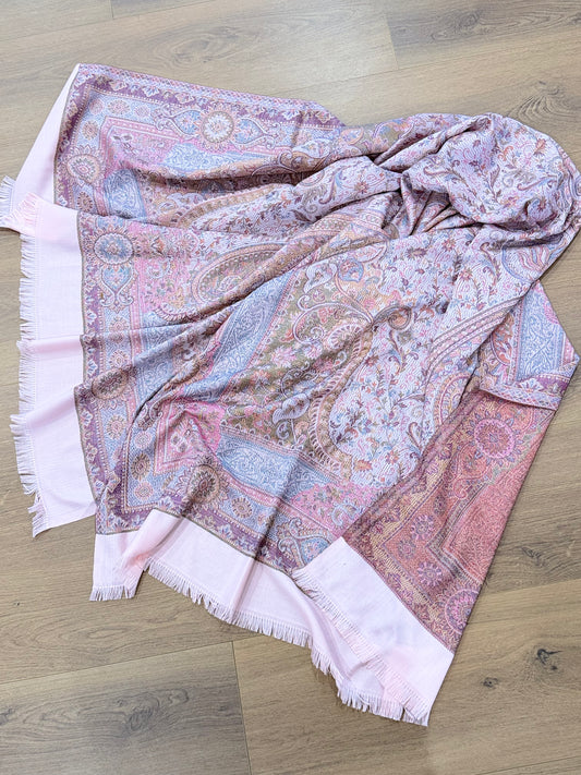 Double sided pashmina shawl : Code Y27
