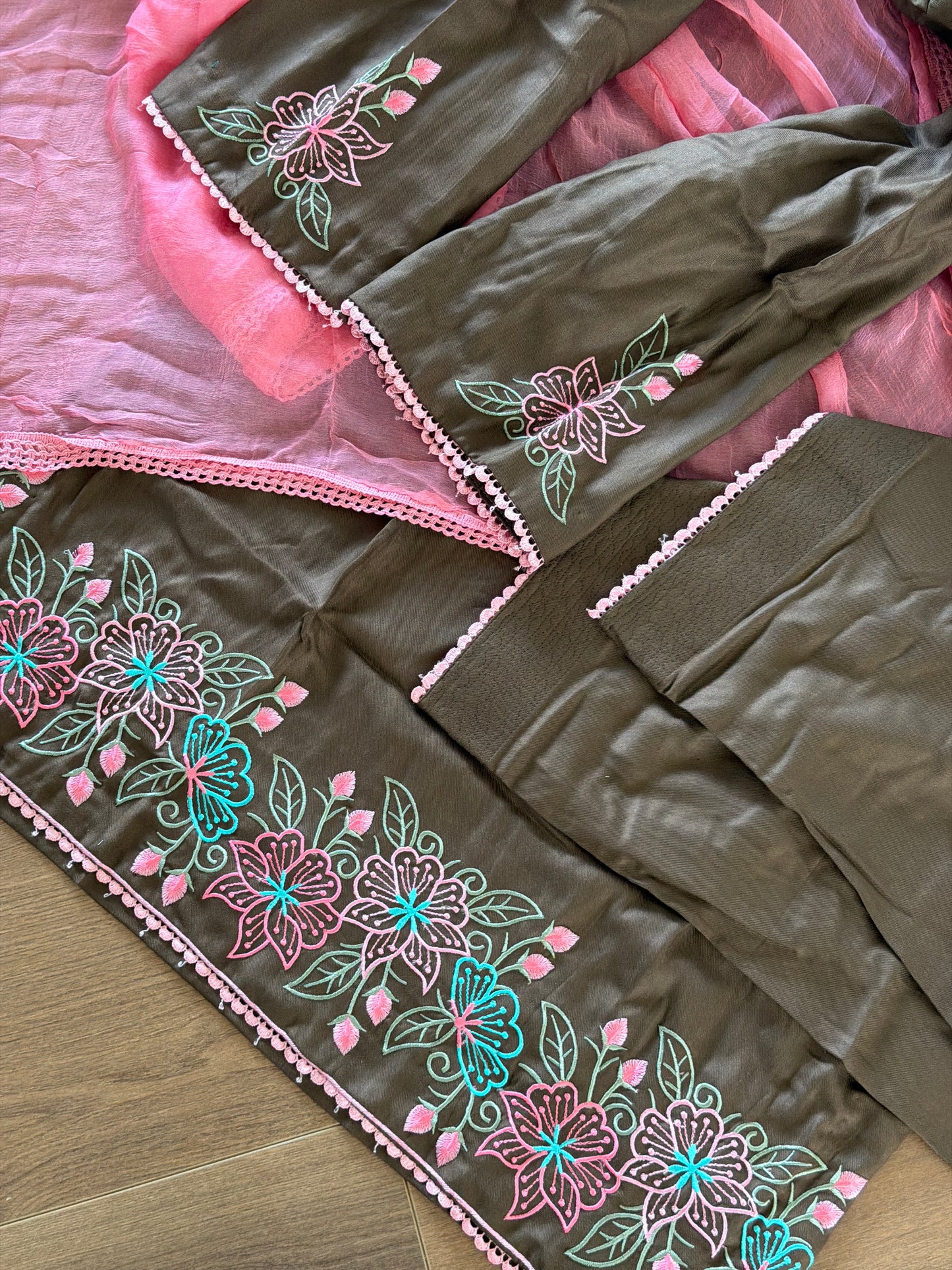 Pashmina salwar suit - 227