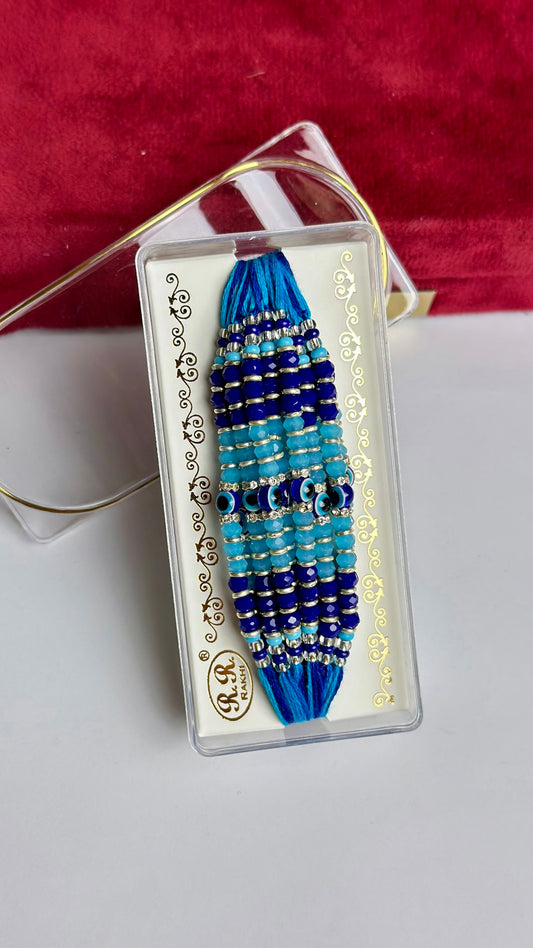 Evil Eye Rakhi / Rakhdi Thread in bulk bundle ( 12 PC pack ) - Code A53