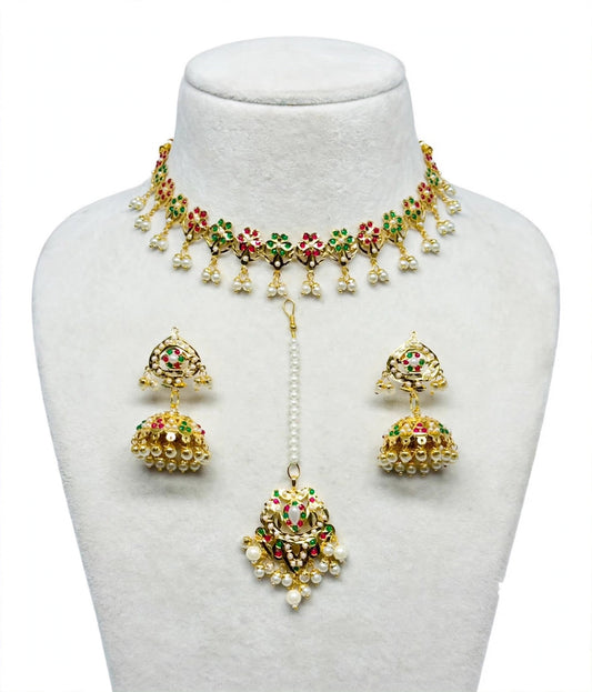 Punjabi traditional jewellery set - T6