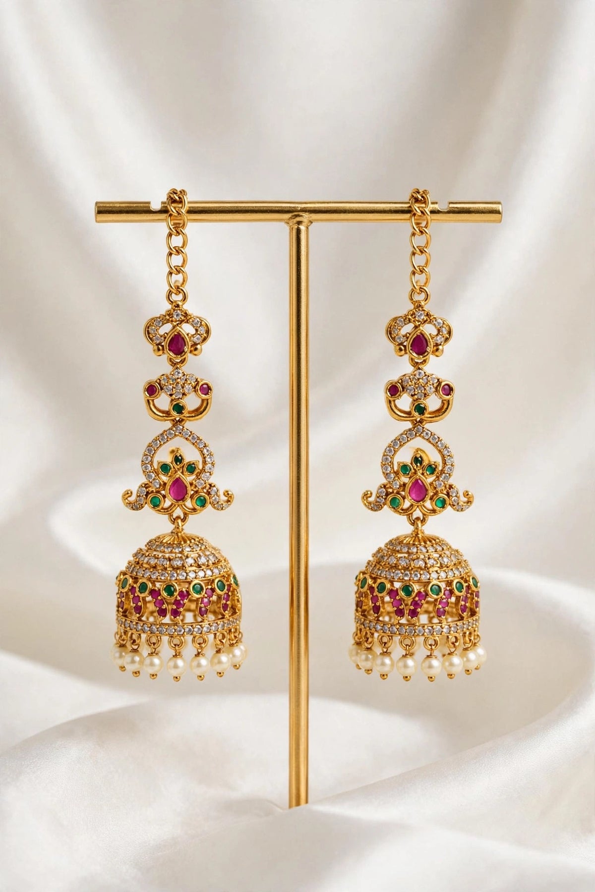Multi Jhumki With Sahara in AD - X7