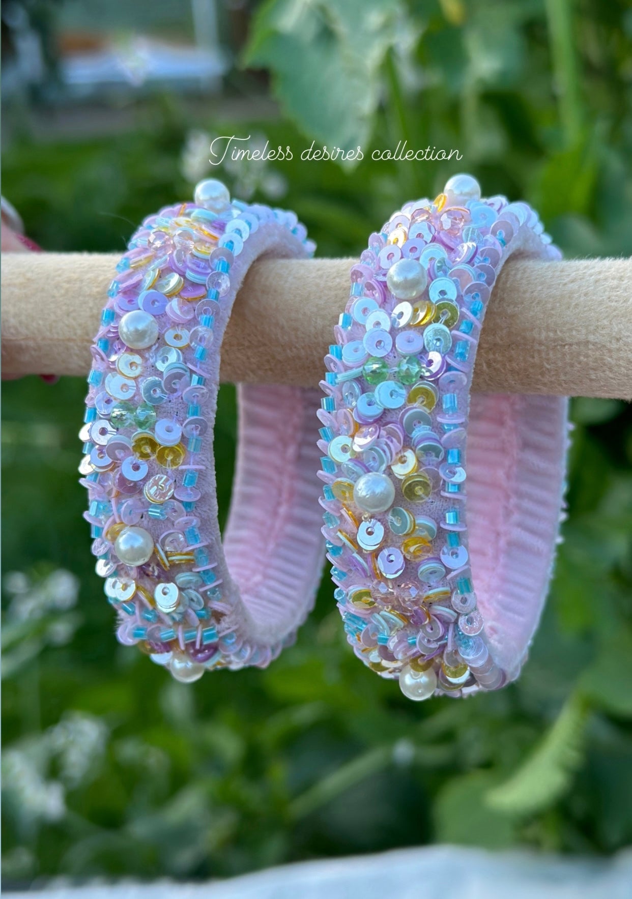 Multi coloured handmade soft kangan bangles