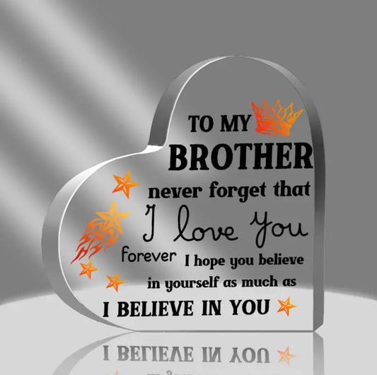 1pc Chic Acrylic Table Decorations, Mens Gifts For Brother From Sister. Perfect Rakhi Gift 🎁 Code: G1