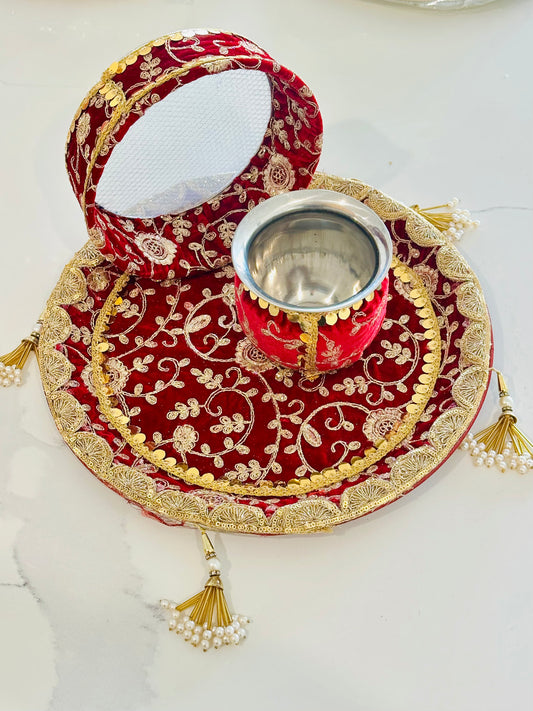 karwa Chauth Thali set