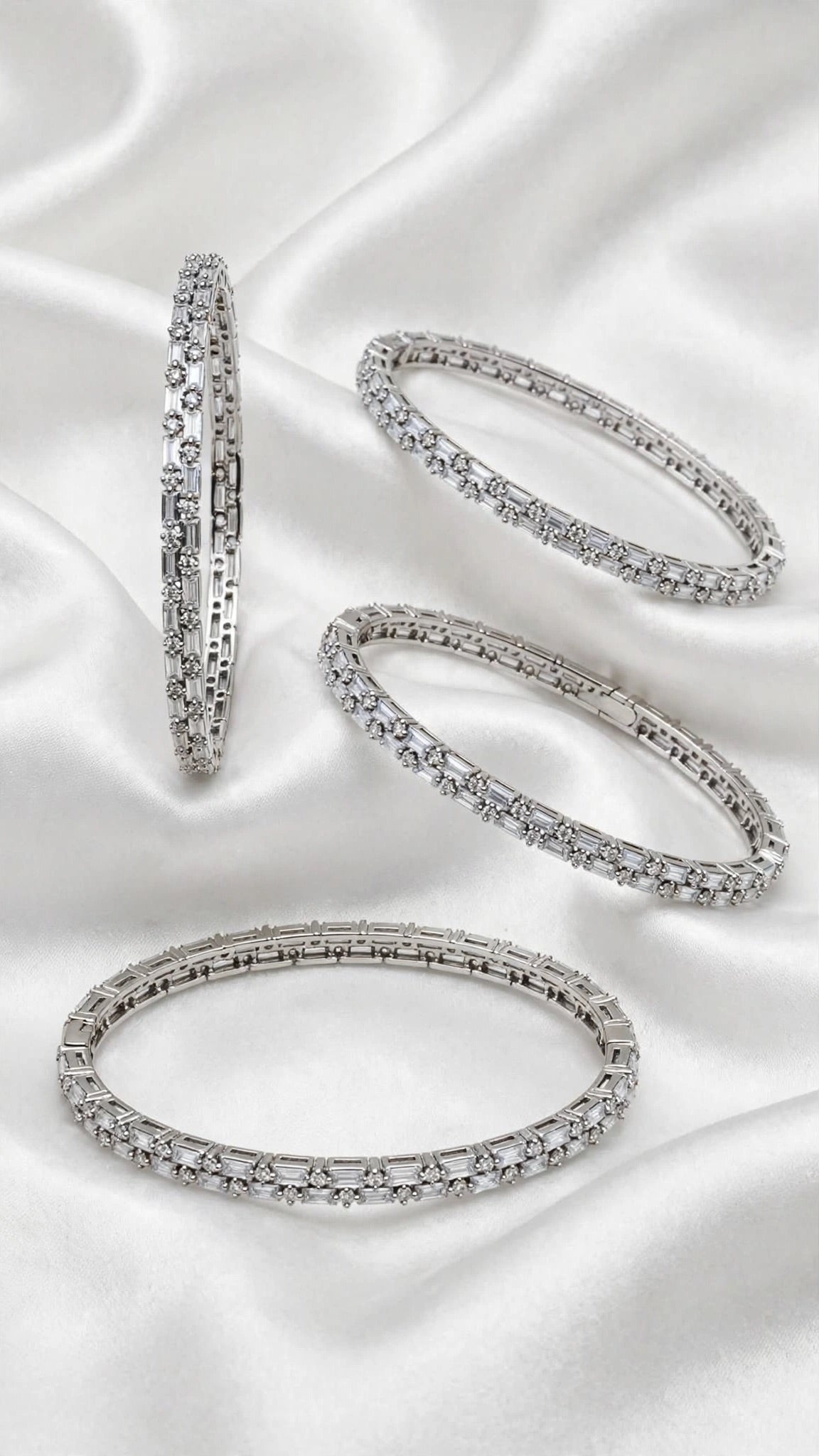 American Diamond premium Kade bangles - Size 2.4 (Copy)