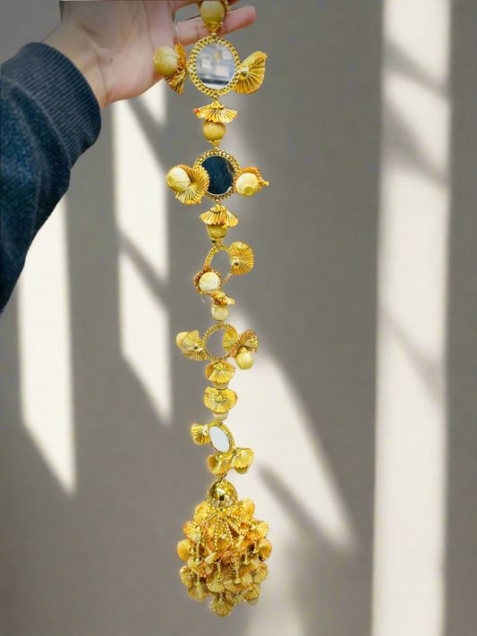 Mirror paranda in golden colour, Code: PR7