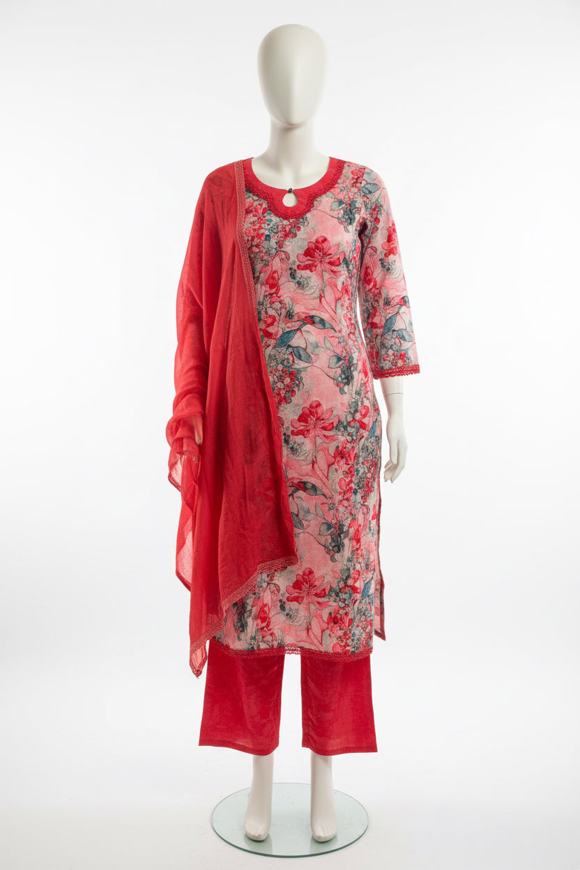 Shimmer printed suits: Code 209