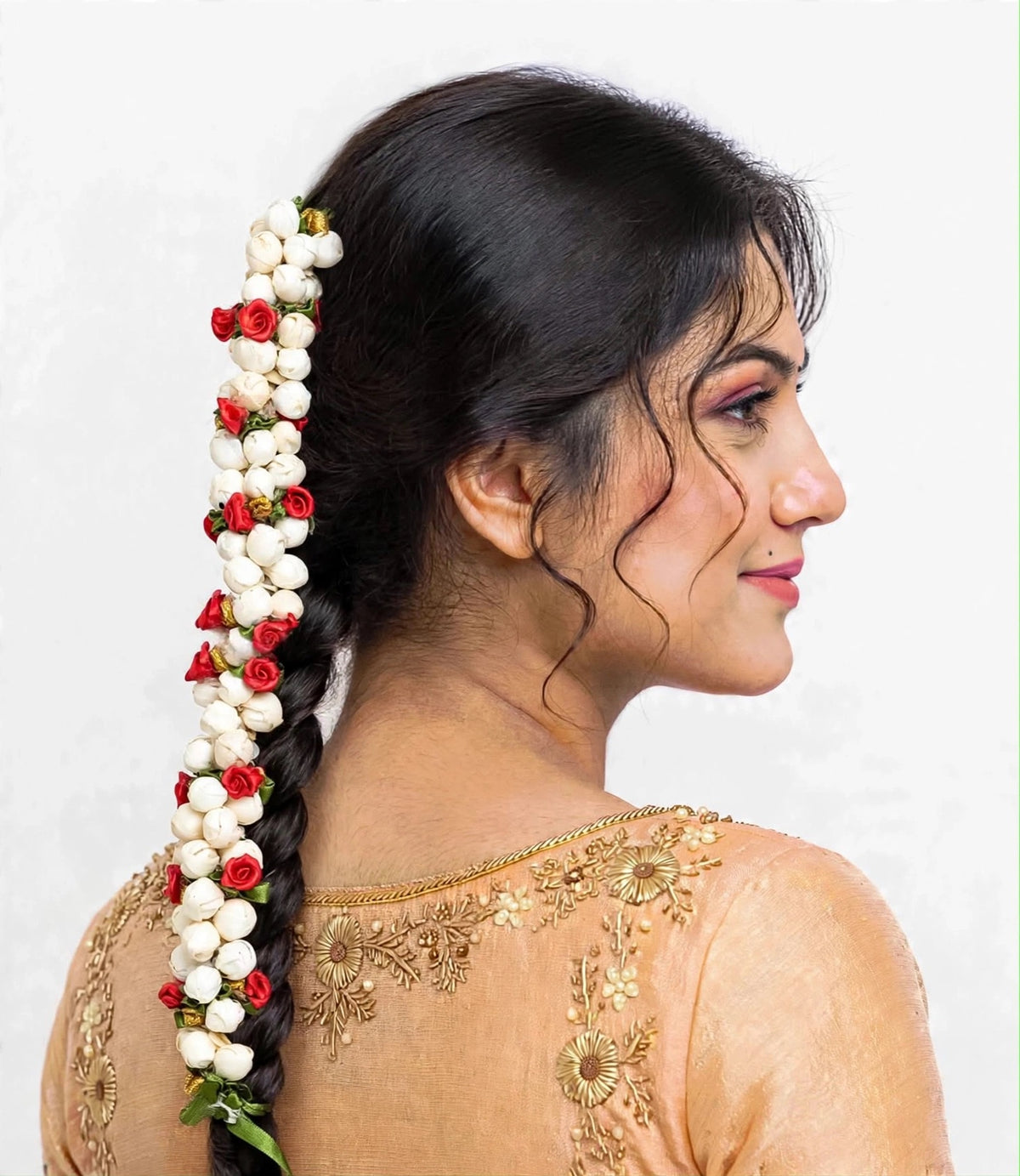 Hair Gajra accessory ( Suitable for Bun / Open Hair style )