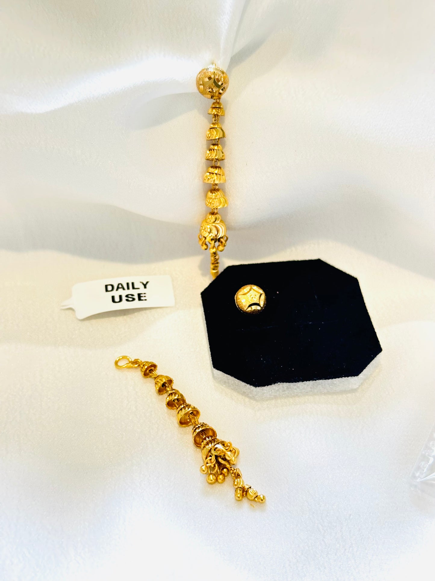 Gold Look Earrings, ( Code: 48 )