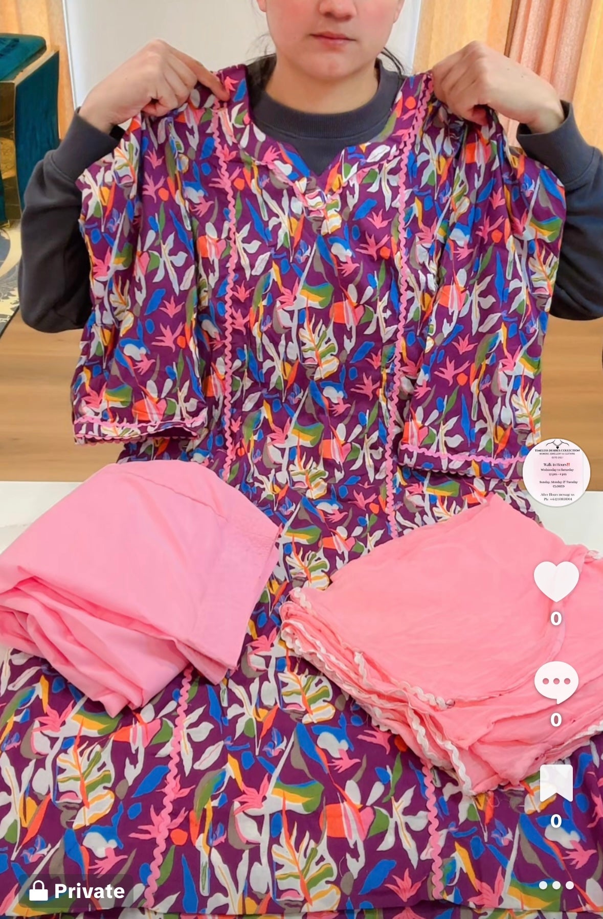 Cotton Printed Suit, C23