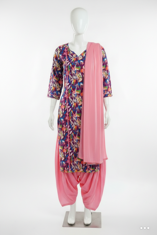 Cotton Printed Suit, C23
