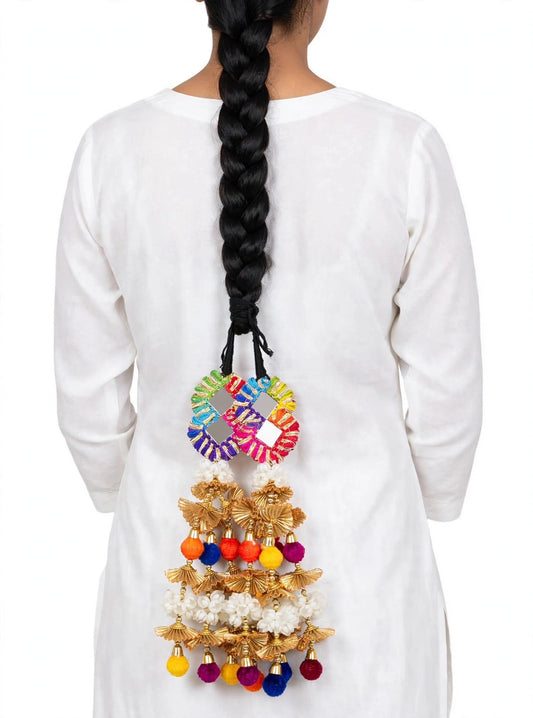 Multi colour paranda, ( Code: 37 )