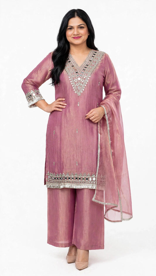 Pakistani Indo western suit- with free earrings