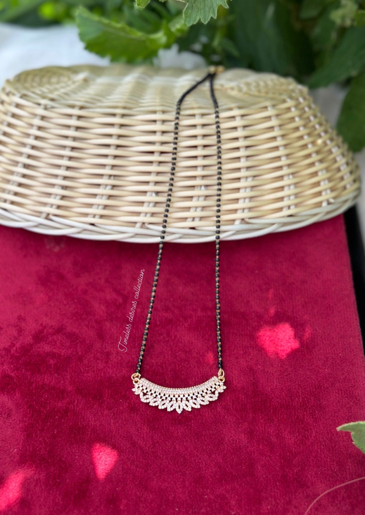 Mangalsutra necklace in AD