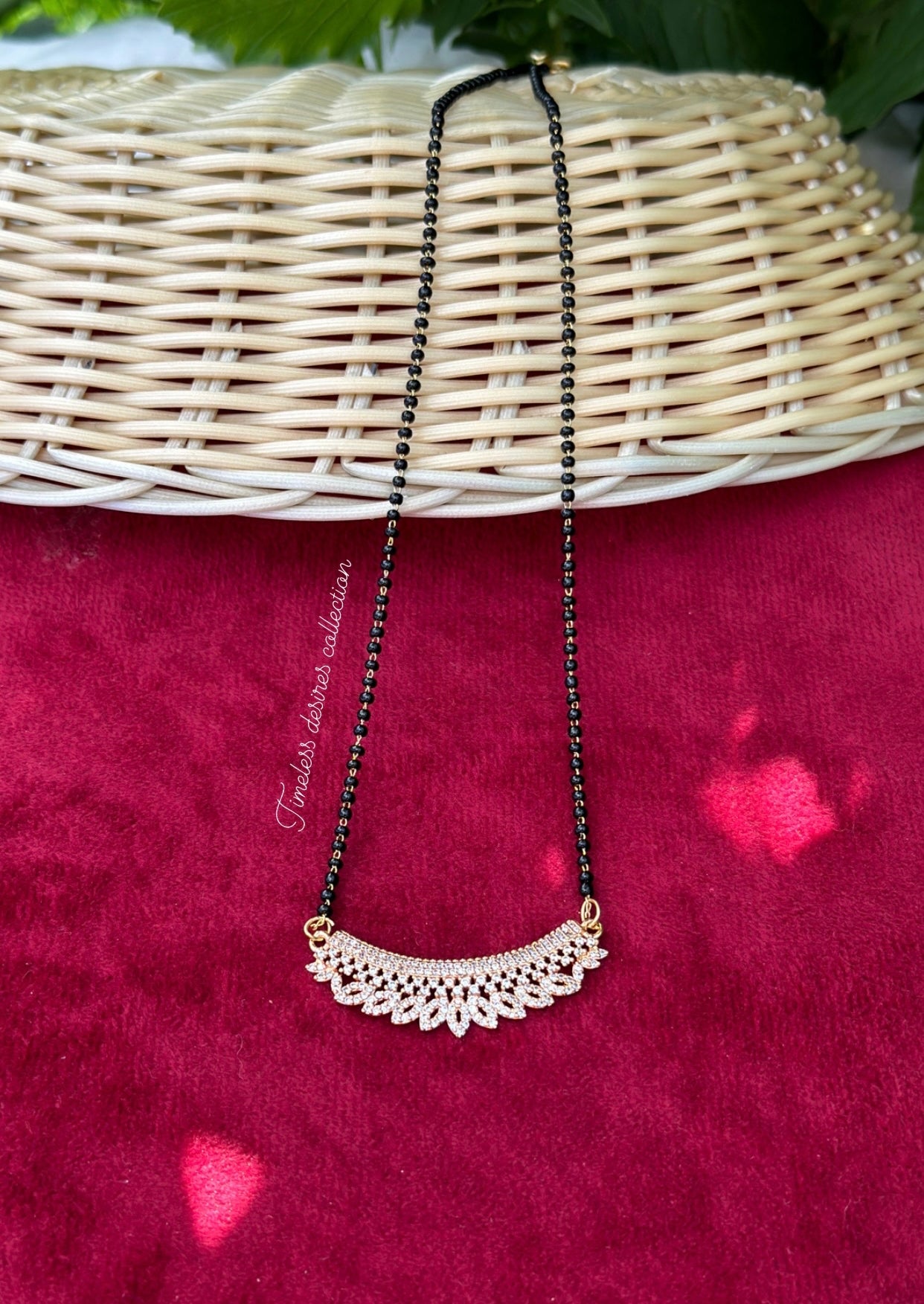 Mangalsutra necklace in AD