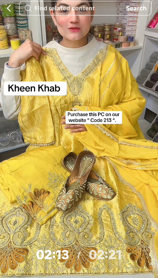 Kheen Khab suit - Code 213 ( Yellow )