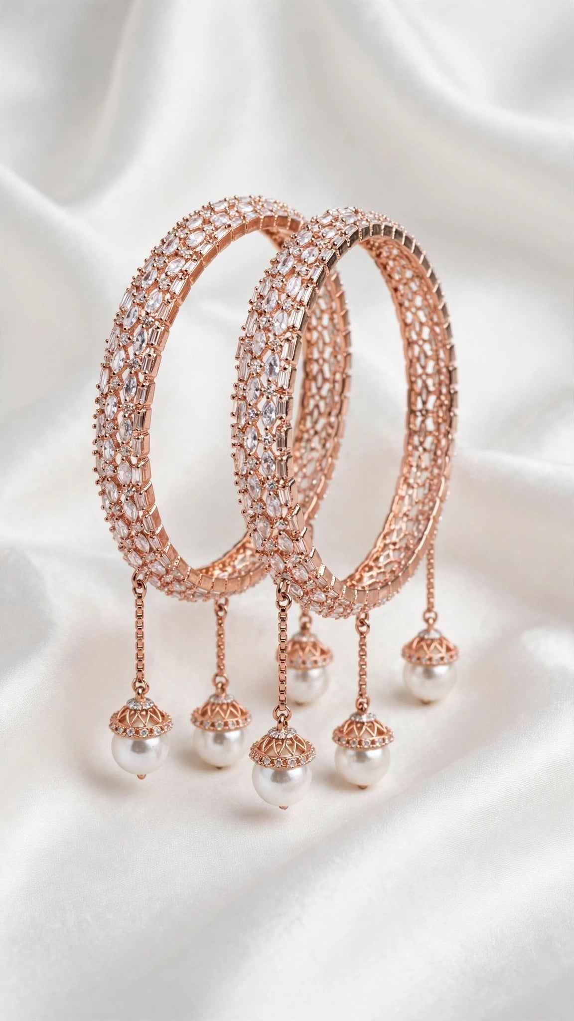 American Diamond premium Kade bangles - Size 2.8