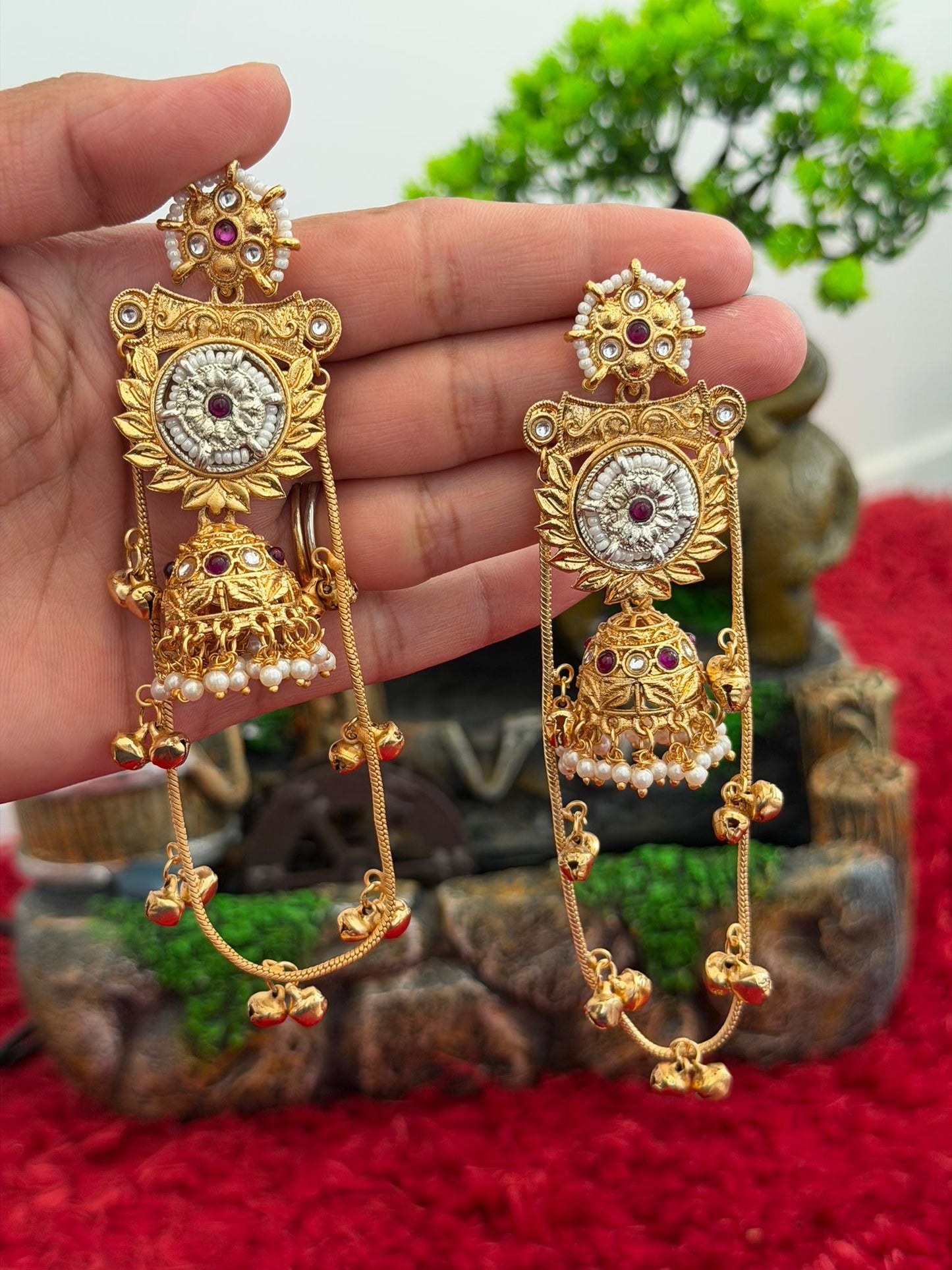 Kashmiri earrings, Code: X20